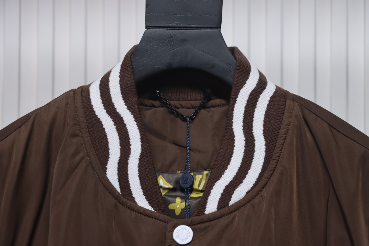Louis Vuitton Floral Presbyopic Wave Baseball Jacket