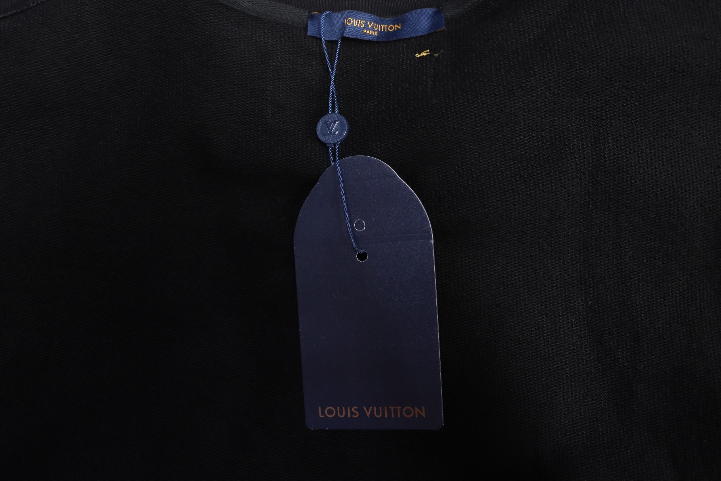 Louis Vuitton Lettering Shoes Print Crewneck Sweatshirt Black