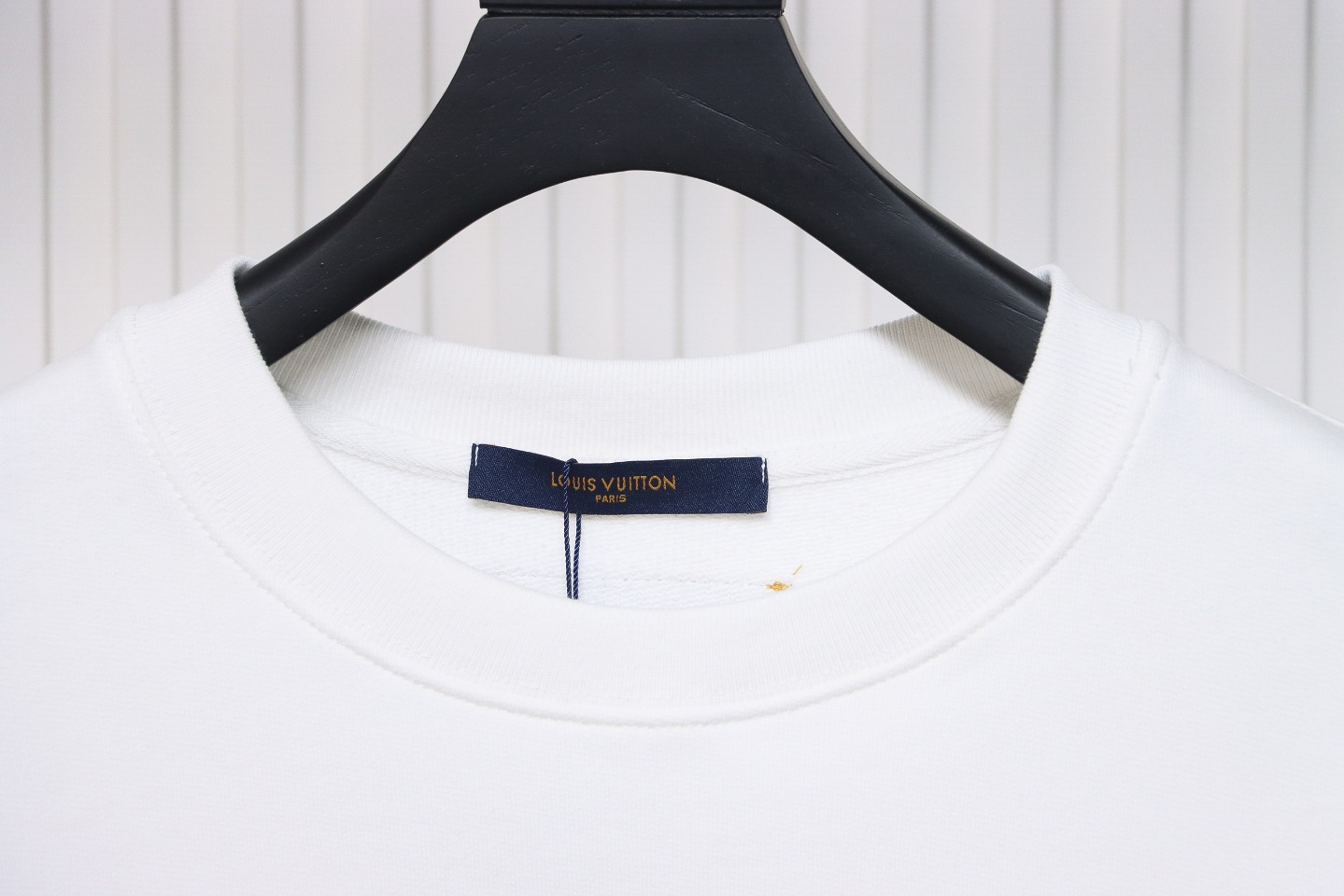 Louis Vuitton Lettering Shoes Print Crewneck Sweatshirt White