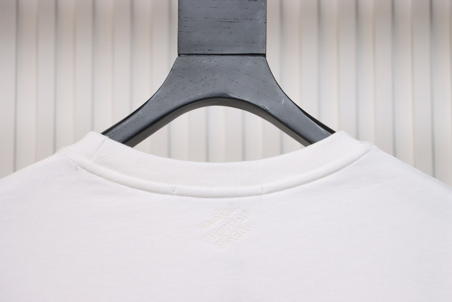 Louis Vuitton Metal Stud Lettering Long Sleeve Sweatshirt White