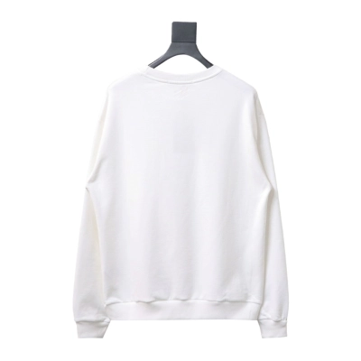 Louis Vuitton Metal Stud Lettering Long Sleeve Sweatshirt White 02