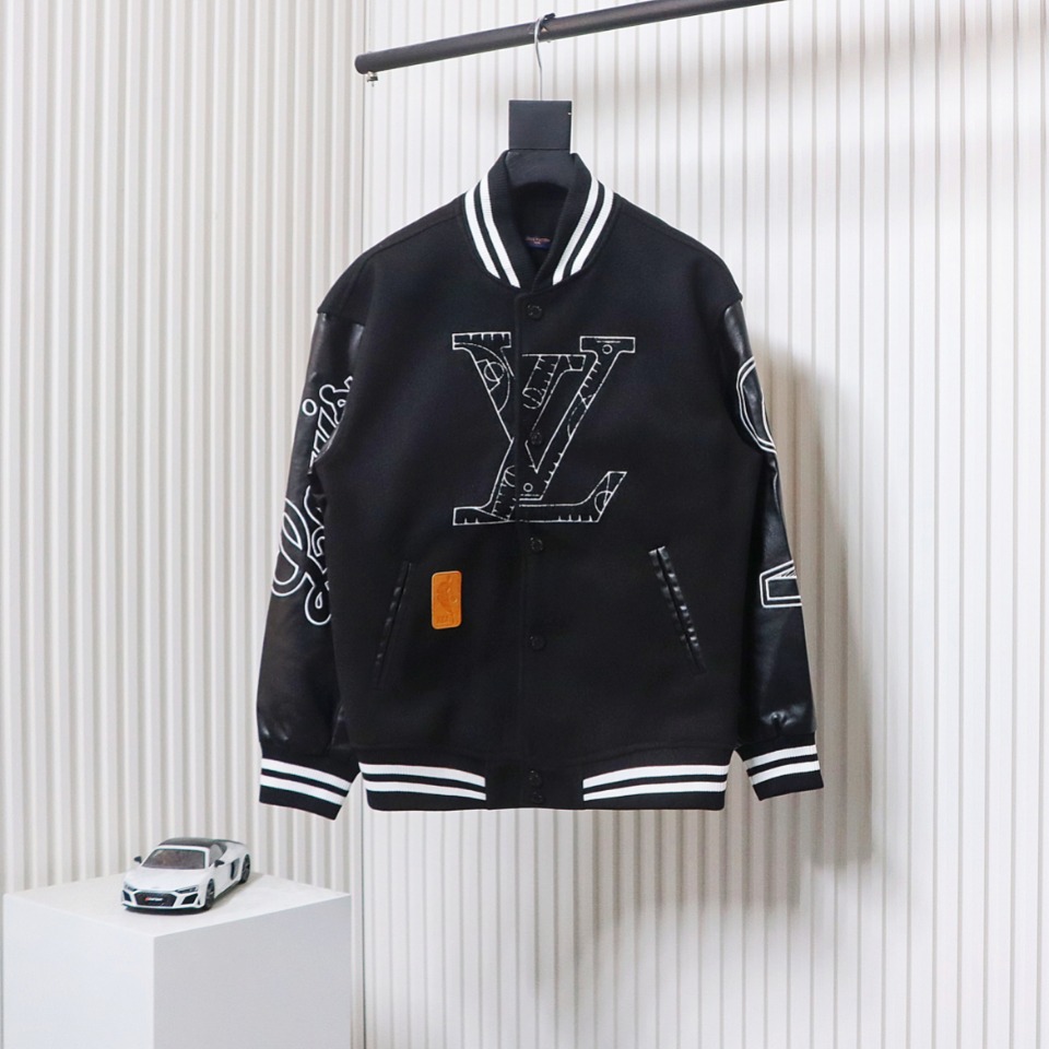 Louis Vuitton NBA Sleeve Baseball Jacket