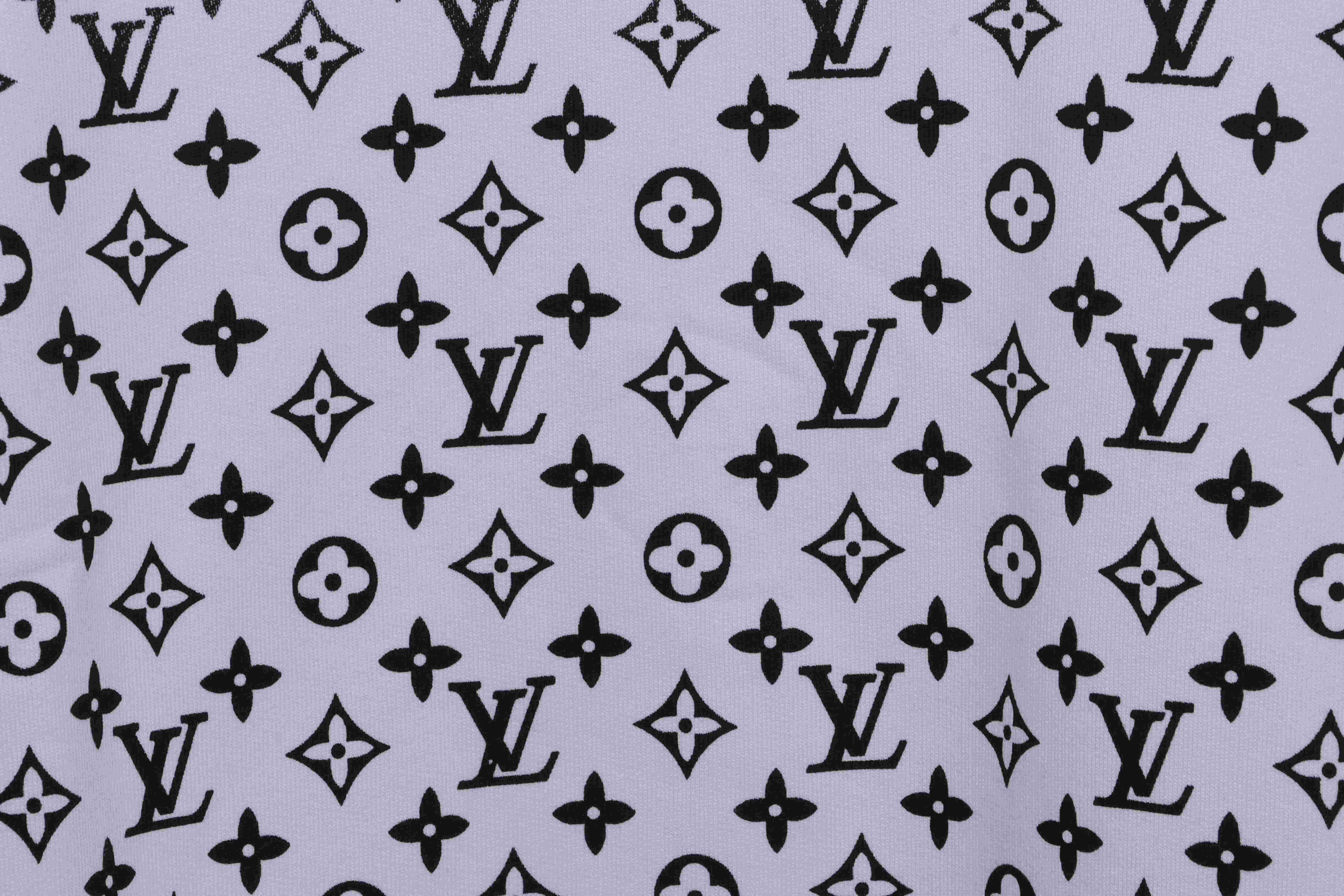 Louis Vuitton Old Flower All Over Gradient Print Sweatshirt White
