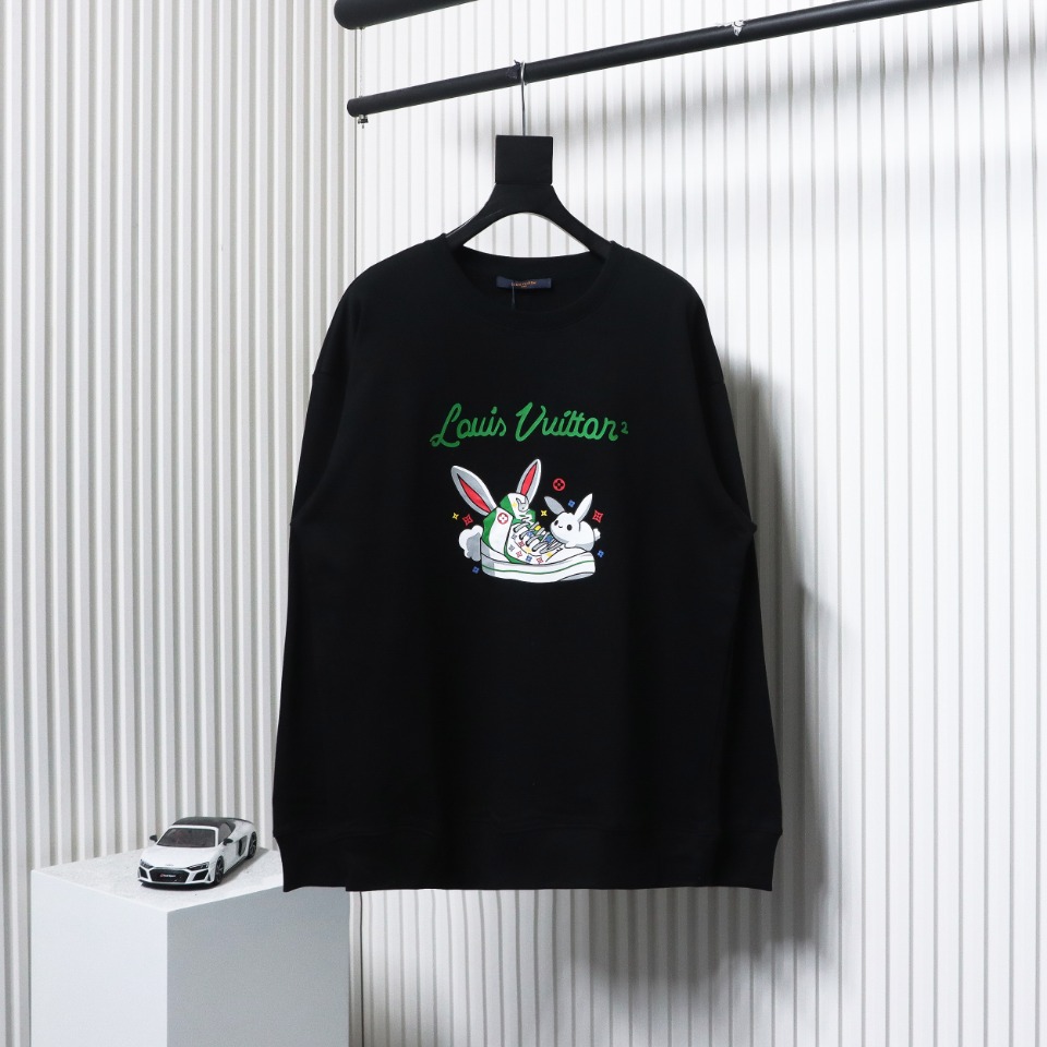 Louis Vuitton Rabbit Shoes Print Crewneck Sweatshirt