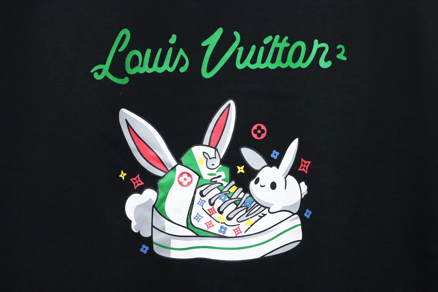 Louis Vuitton Rabbit Shoes Print Crewneck Sweatshirt