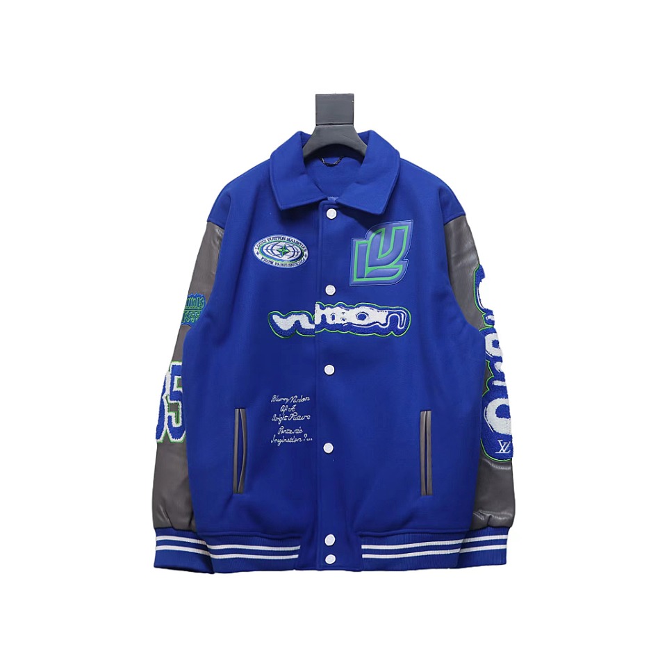 Louis Vuitton Universal Towel Embroidery Baseball Jacket