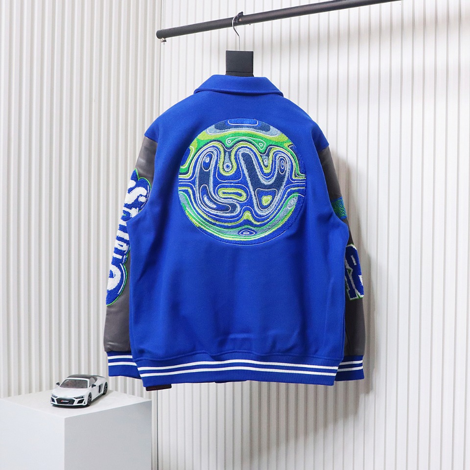 Louis Vuitton Universal Towel Embroidery Baseball Jacket