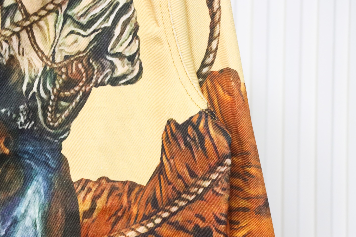 Louis Vuitton Vintage Bonfire Series Warhorse Lassoing Pole Lassoing Denim Jacket