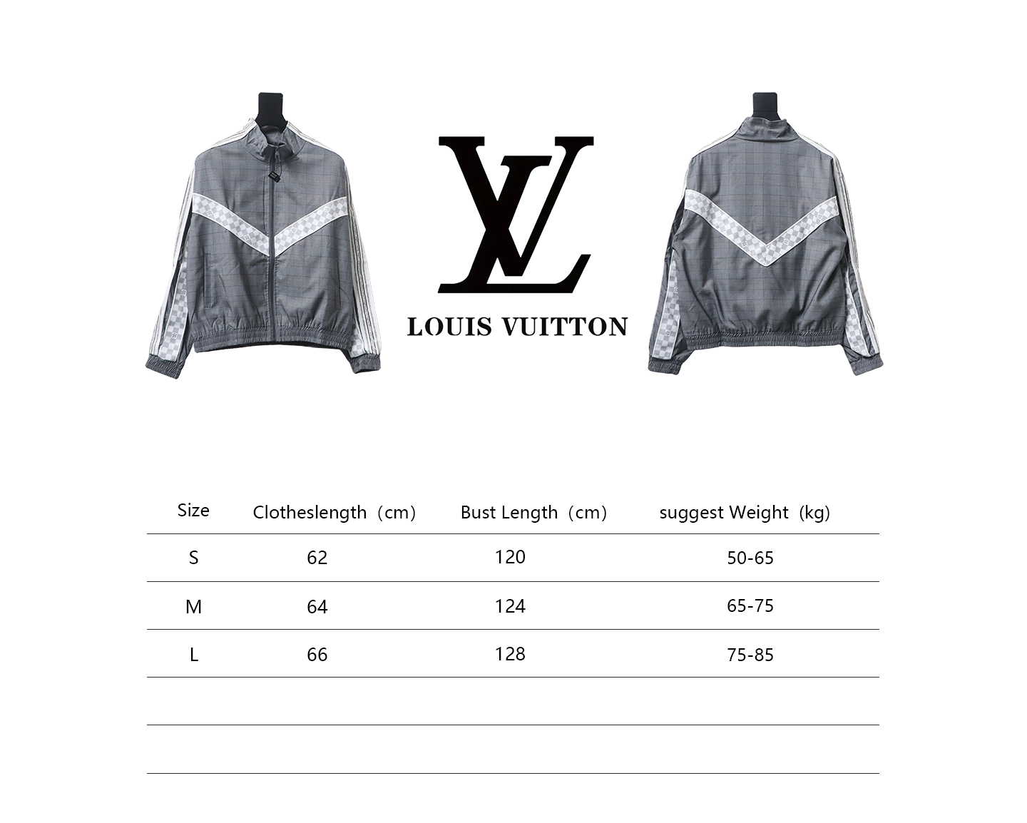 Louis Vuitton Wool Check Web Waist Jacket