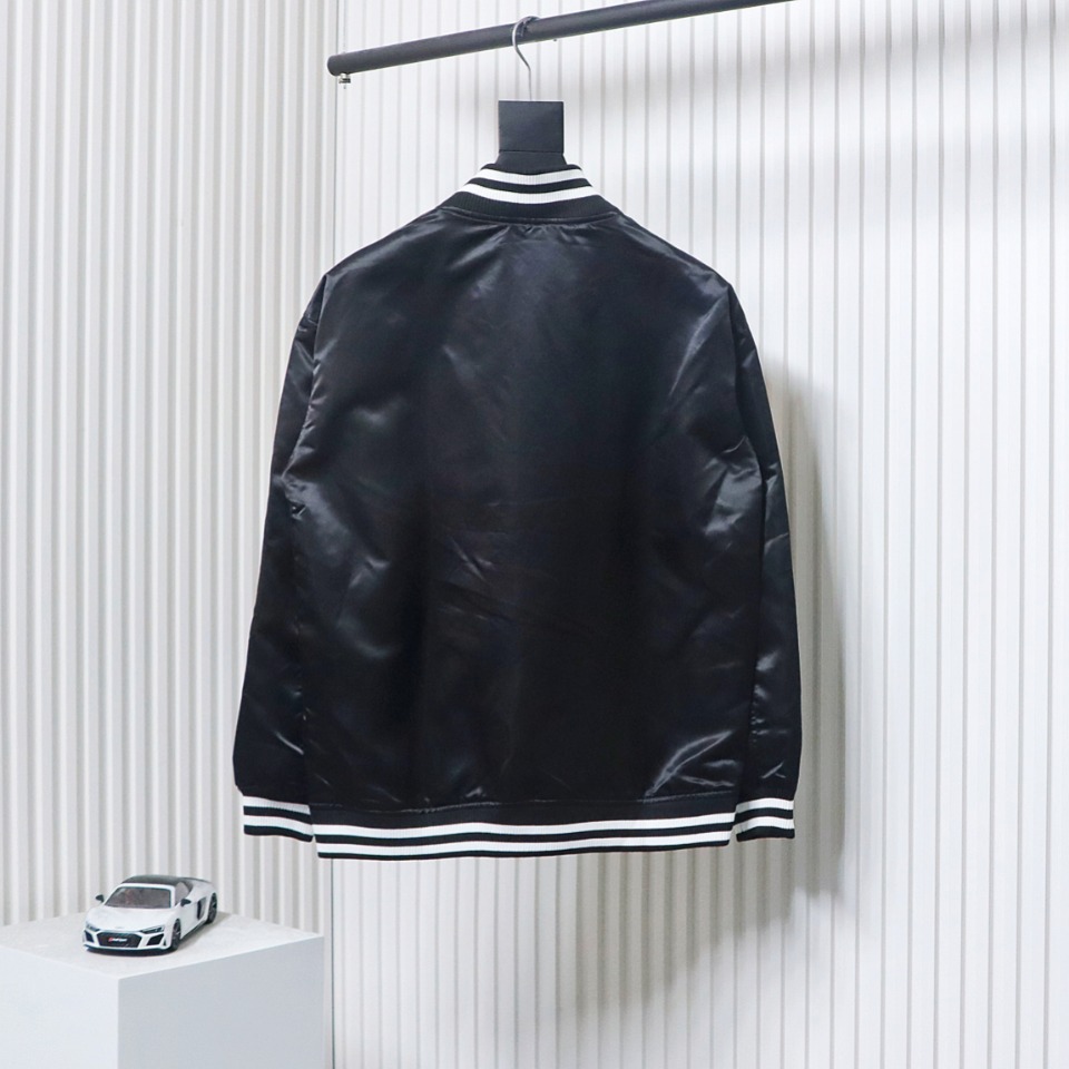 Louis Vuitton x Pharrell 2024 Classic Hot Brick Embroidered Baseball Jacket