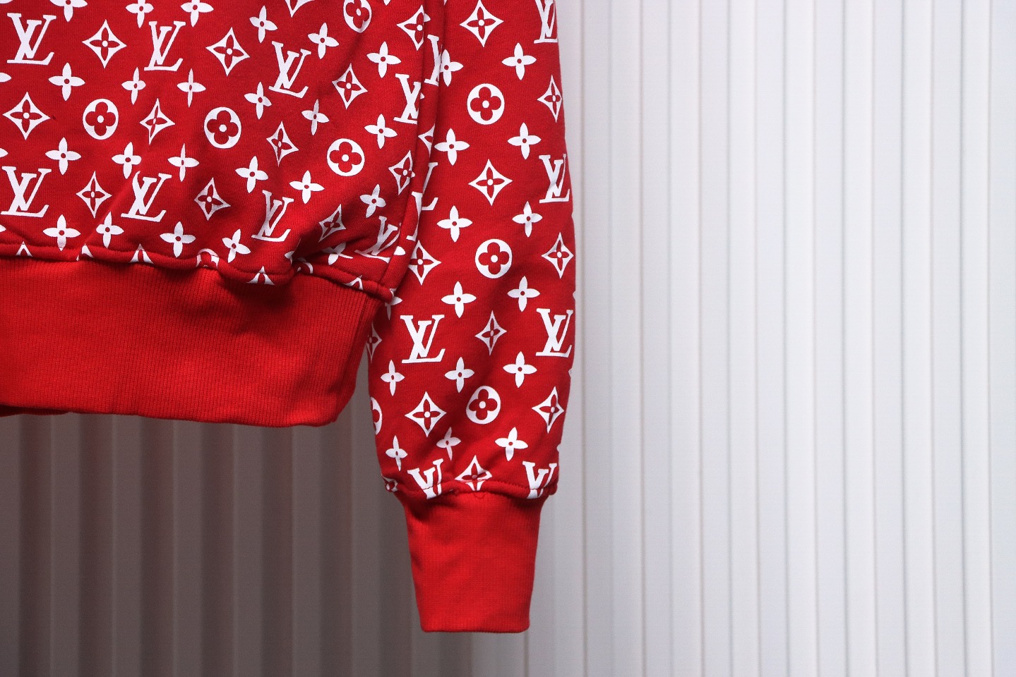 Louis Vuitton x SUP Full Print Red Hoodie