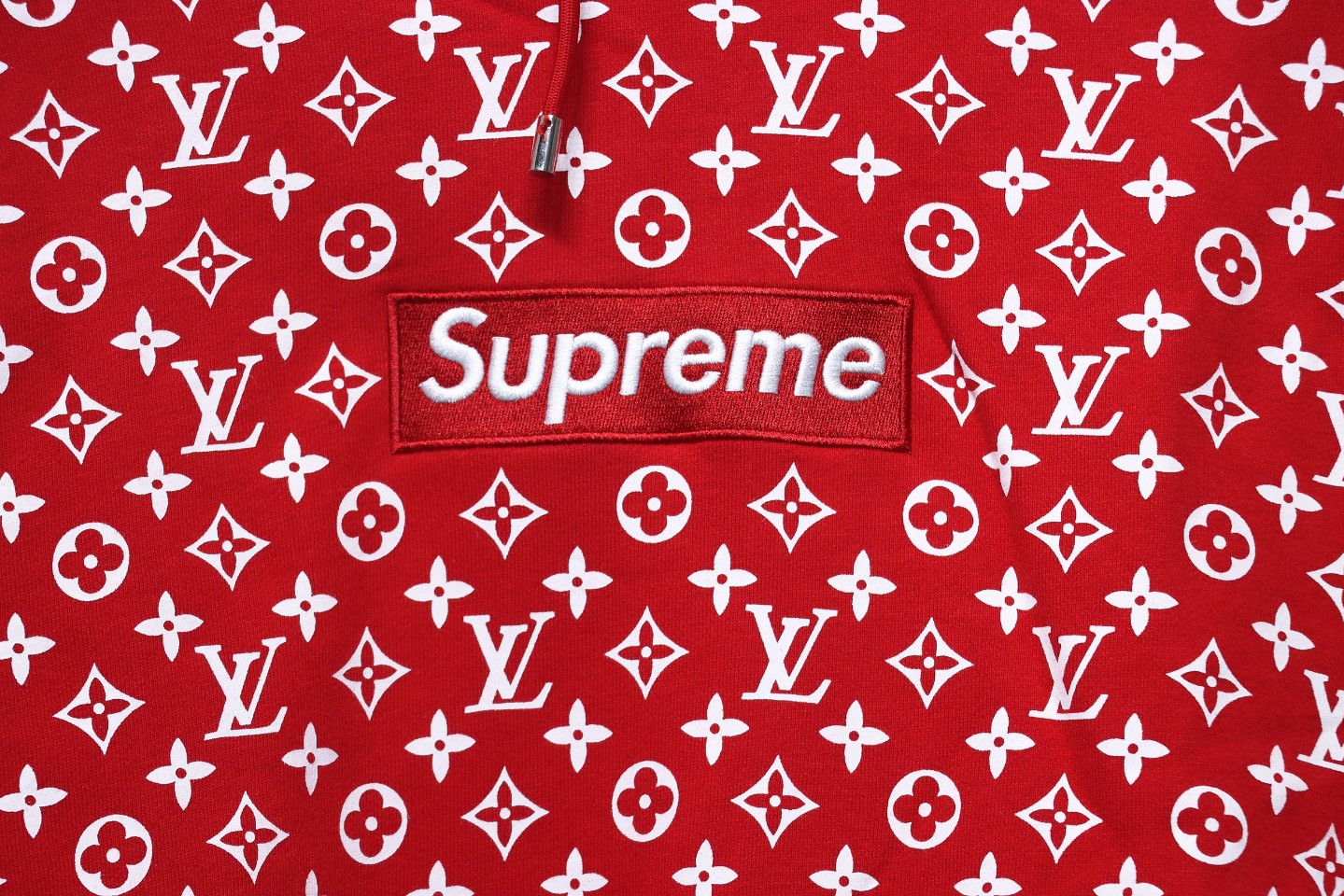 Louis Vuitton x SUP Full Print Red Hoodie