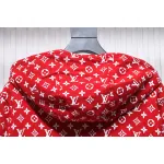 Louis Vuitton x SUP Full Print Red Hoodie