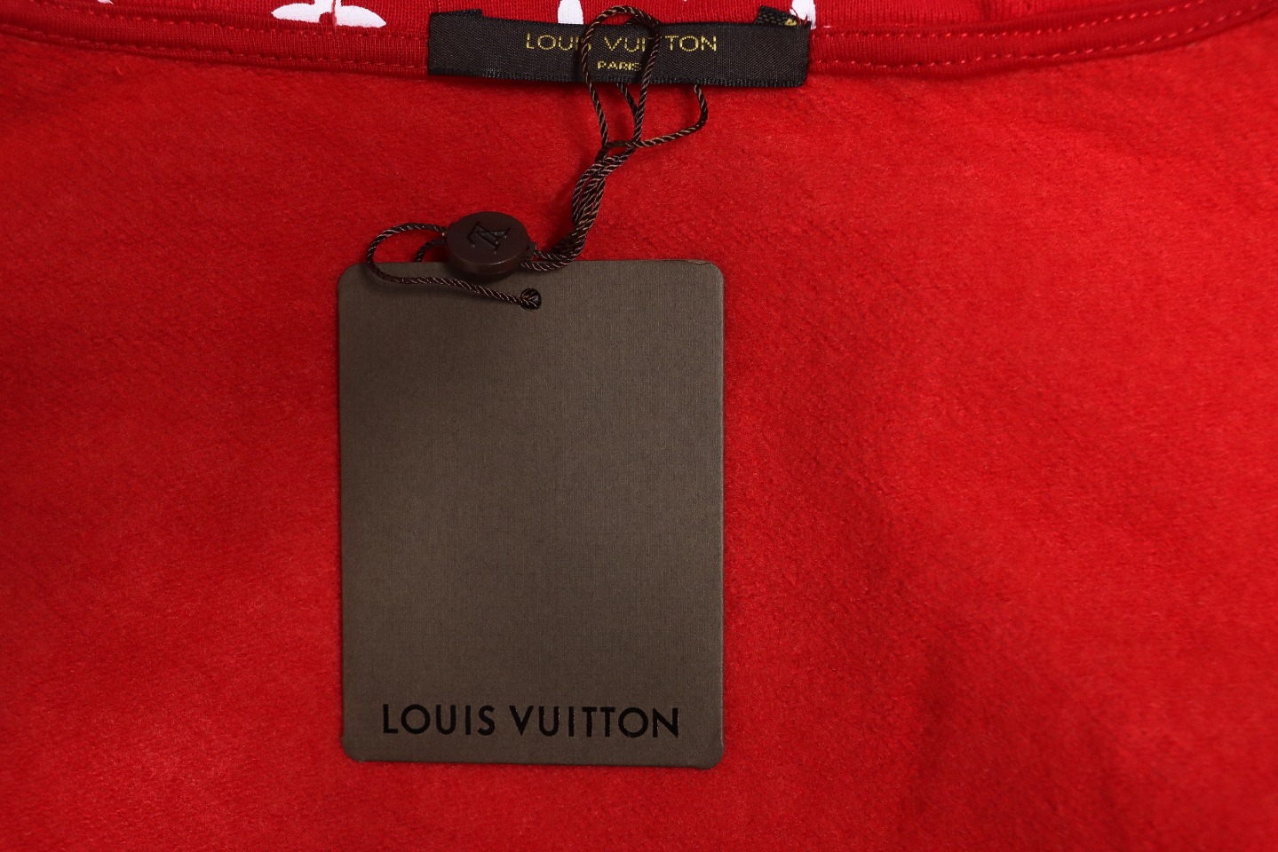 Louis Vuitton x SUP Full Print Red Hoodie