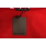 Louis Vuitton x SUP Full Print Red Hoodie