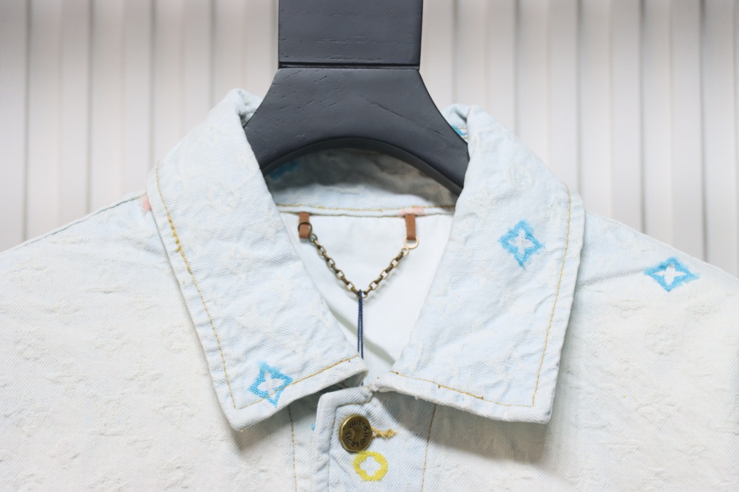 Louis Vuitton x Tyler Monogram Jacquard Embroidered Denim Jacket