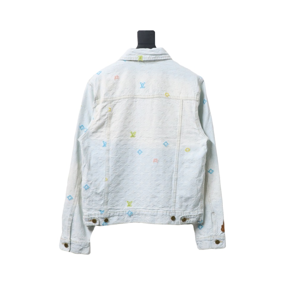 Louis Vuitton x Tyler Monogram Jacquard Embroidered Denim Jacket