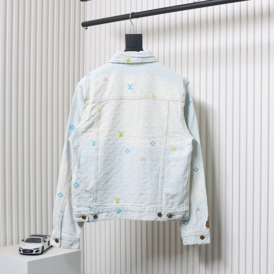 Louis Vuitton x Tyler Monogram Jacquard Embroidered Denim Jacket