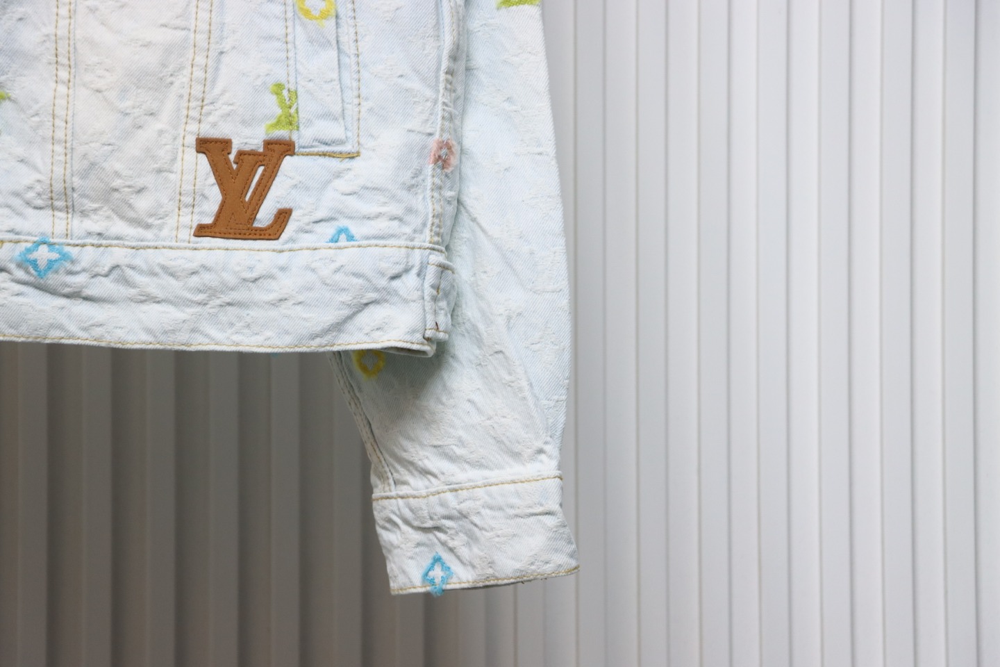 Louis Vuitton x Tyler Monogram Jacquard Embroidered Denim Jacket