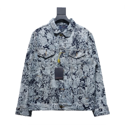 Louis Vuitton 22FW Snowflake Denim Jacket 01