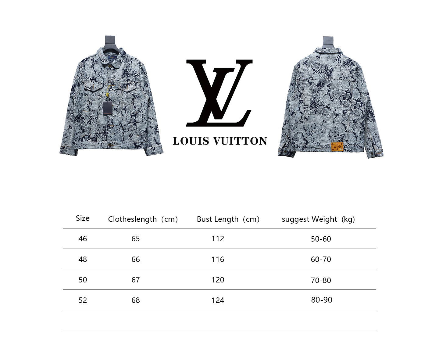 Louis Vuitton 22FW Snowflake Denim Jacket