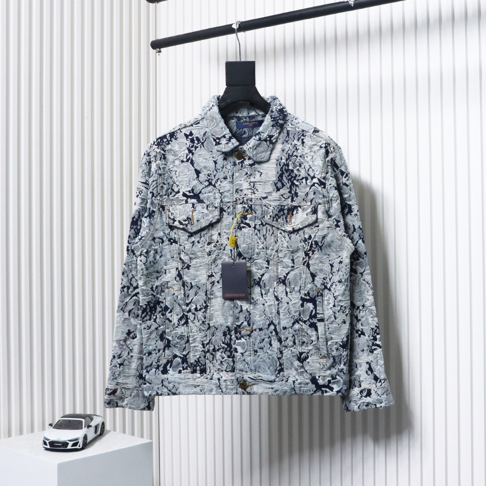Louis Vuitton 22FW Snowflake Denim Jacket