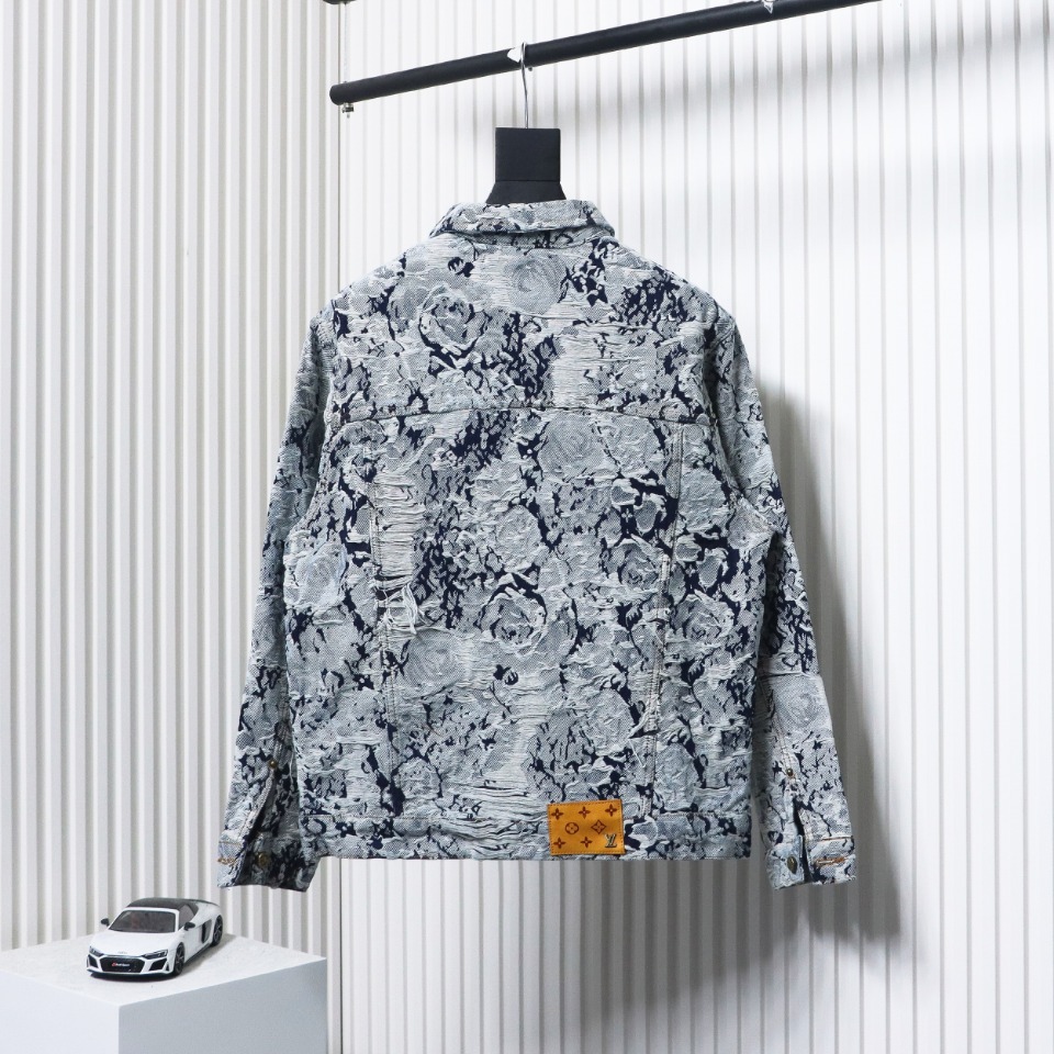Louis Vuitton 22FW Snowflake Denim Jacket