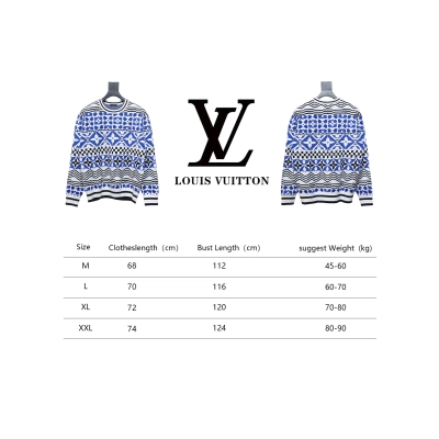 Louis Vuitton 23Fw Geometric Jacquard Knit Sweater 02
