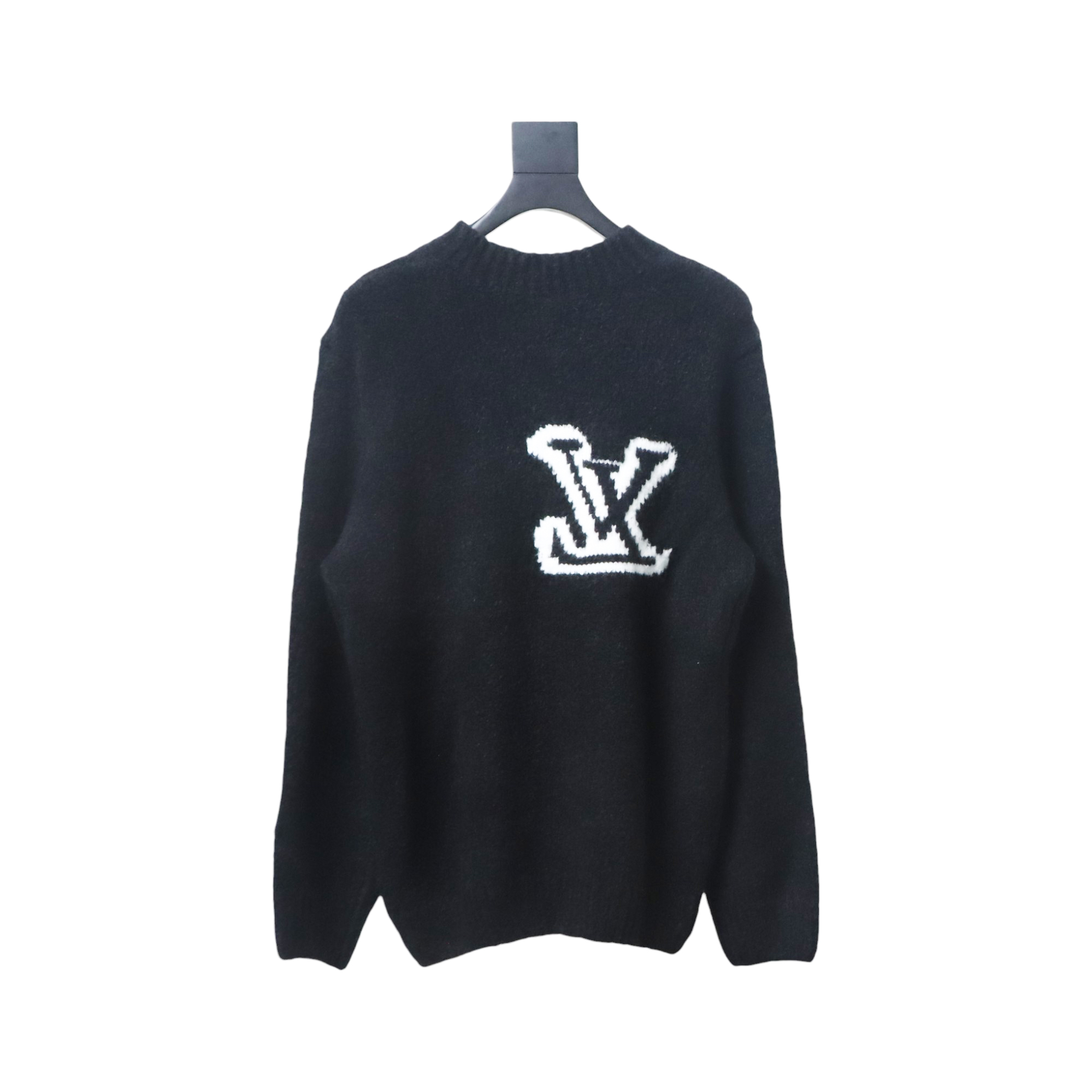 Louis Vuitton 23fw New Jacquard Teddy Sweater Black