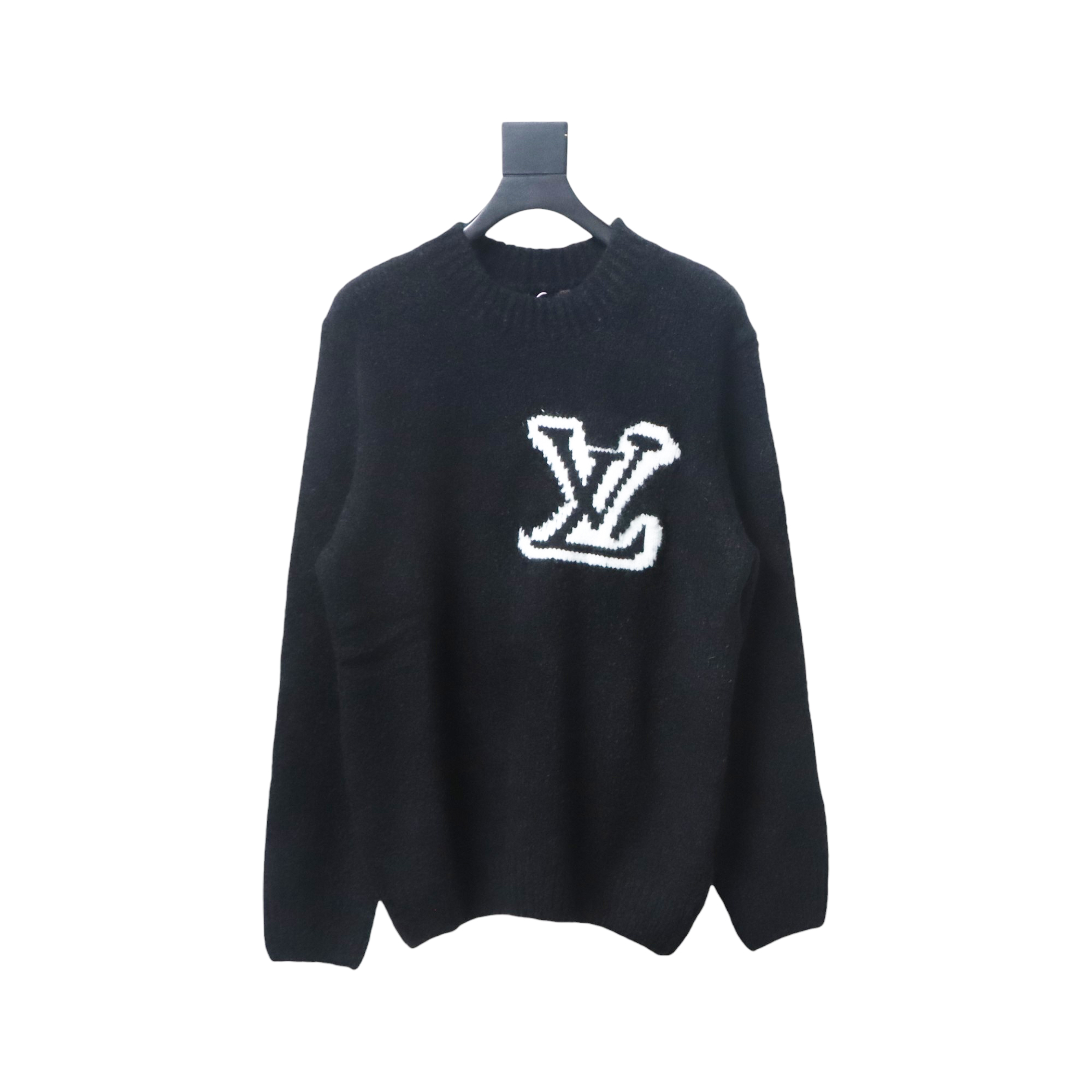 Louis Vuitton 23fw New Jacquard Teddy Sweater Black