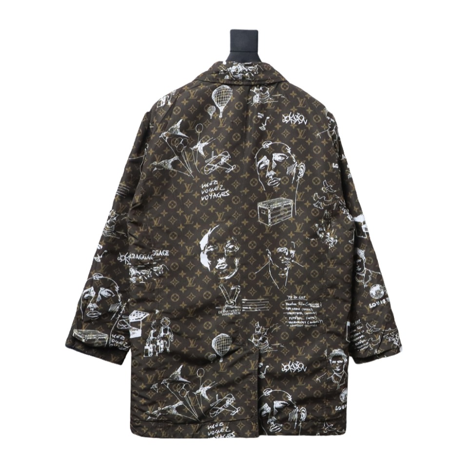 Louis Vuitton 23FW Reversible Mid-Length Jacket