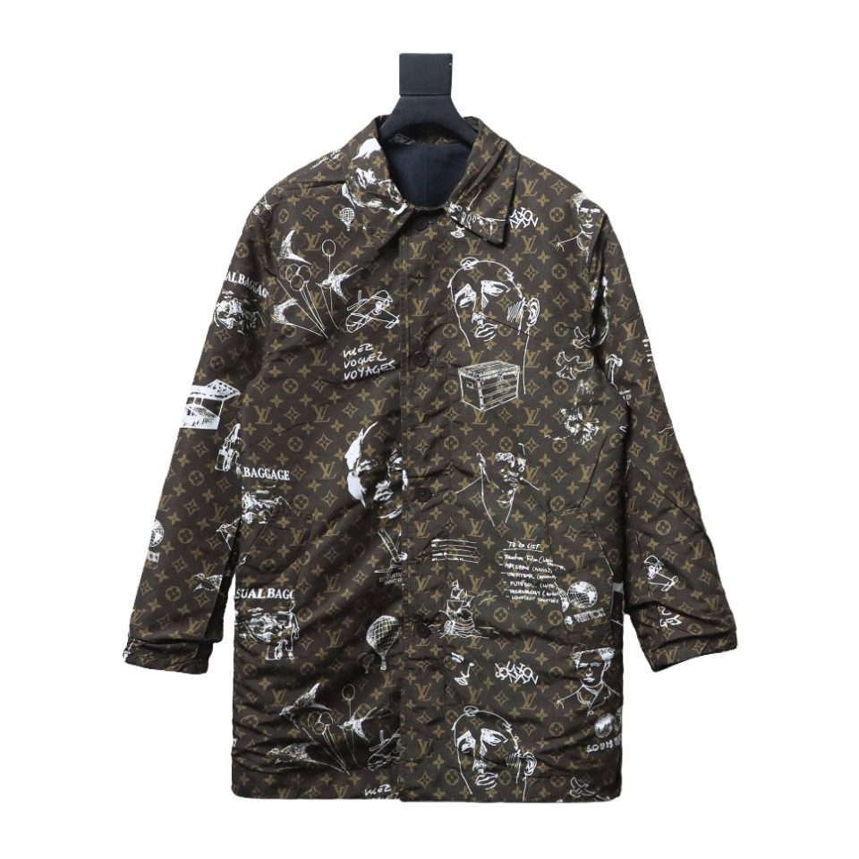 Louis Vuitton 23FW Reversible Mid-Length Jacket