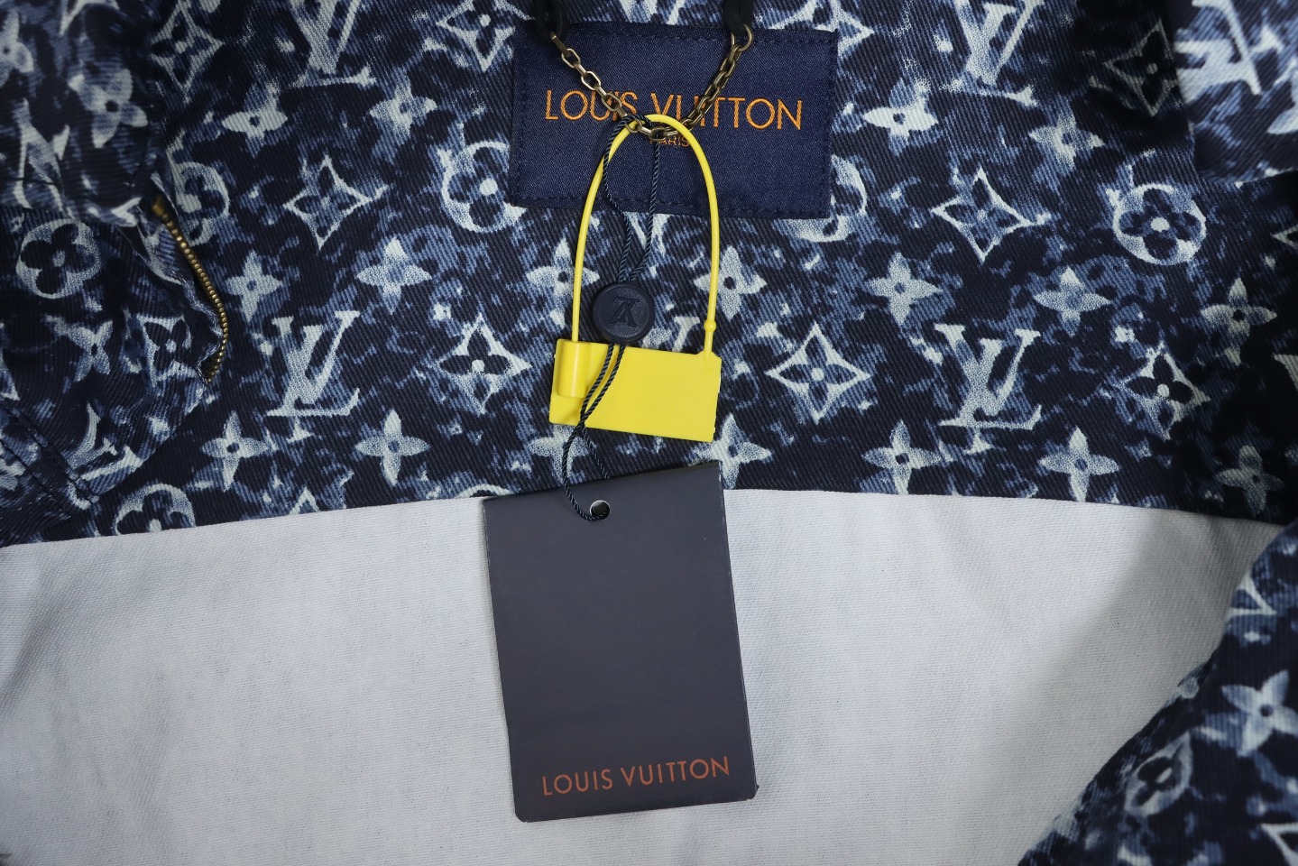 Louis Vuitton 23Fw Tie-Dyed Printed Denim Jacket