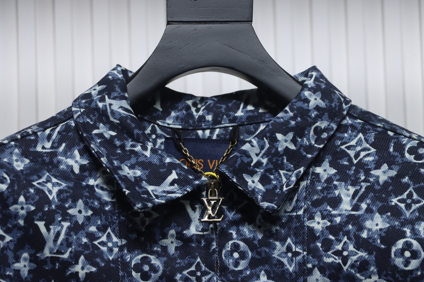 Louis Vuitton 23Fw Tie-Dyed Printed Denim Jacket