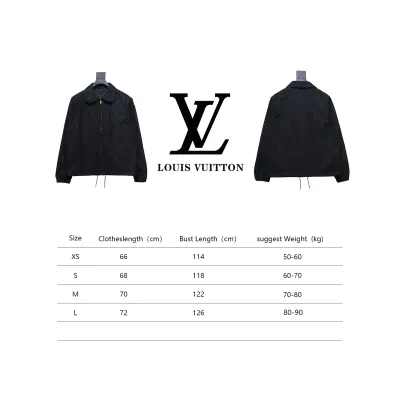 Louis Vuitton 24SS Autumn And Winter New Full Print Jacquard Coat Casual Jacket 02