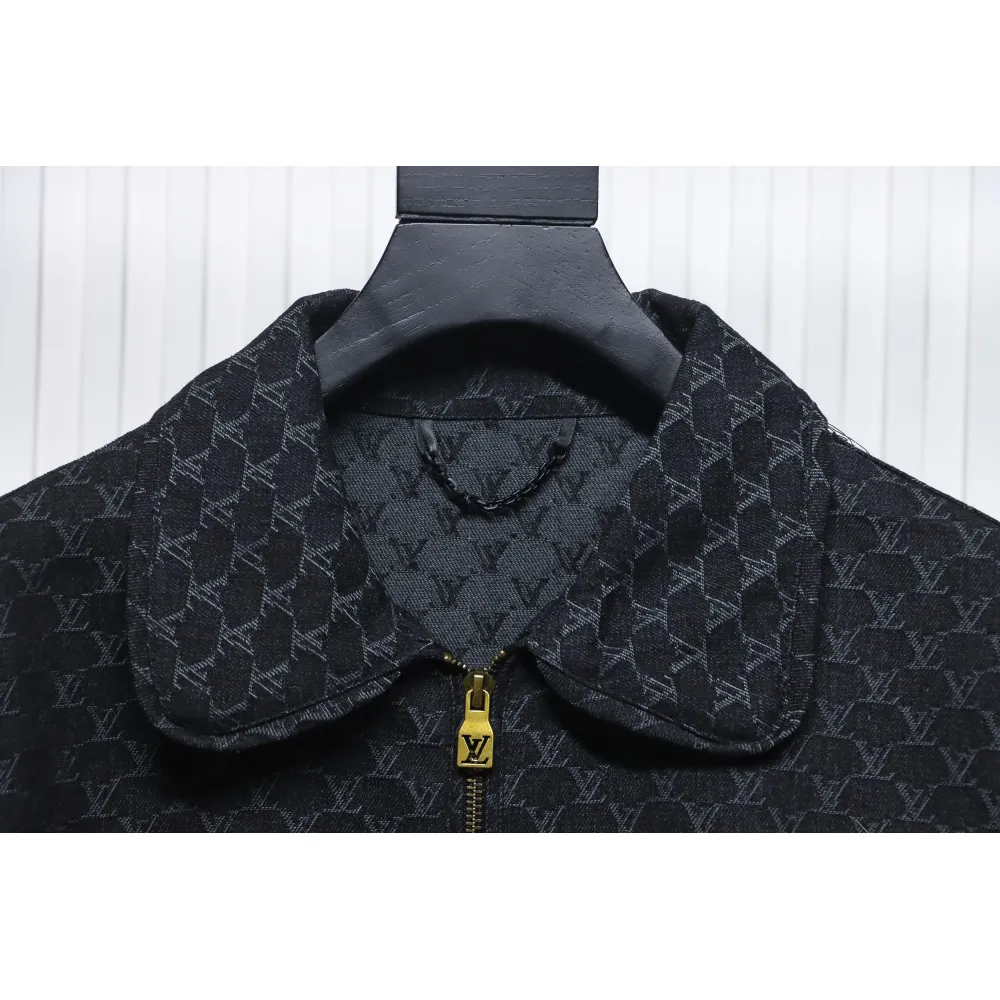 Louis Vuitton 24SS Autumn And Winter New Full Print Jacquard Coat Casual Jacket