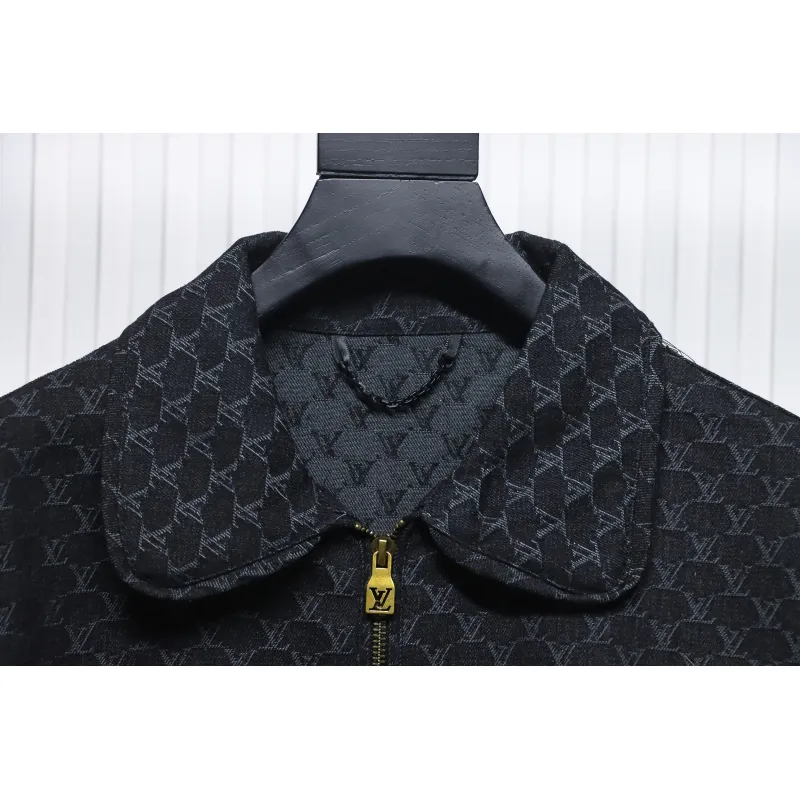 Louis Vuitton 24SS Autumn And Winter New Full Print Jacquard Coat Casual Jacket