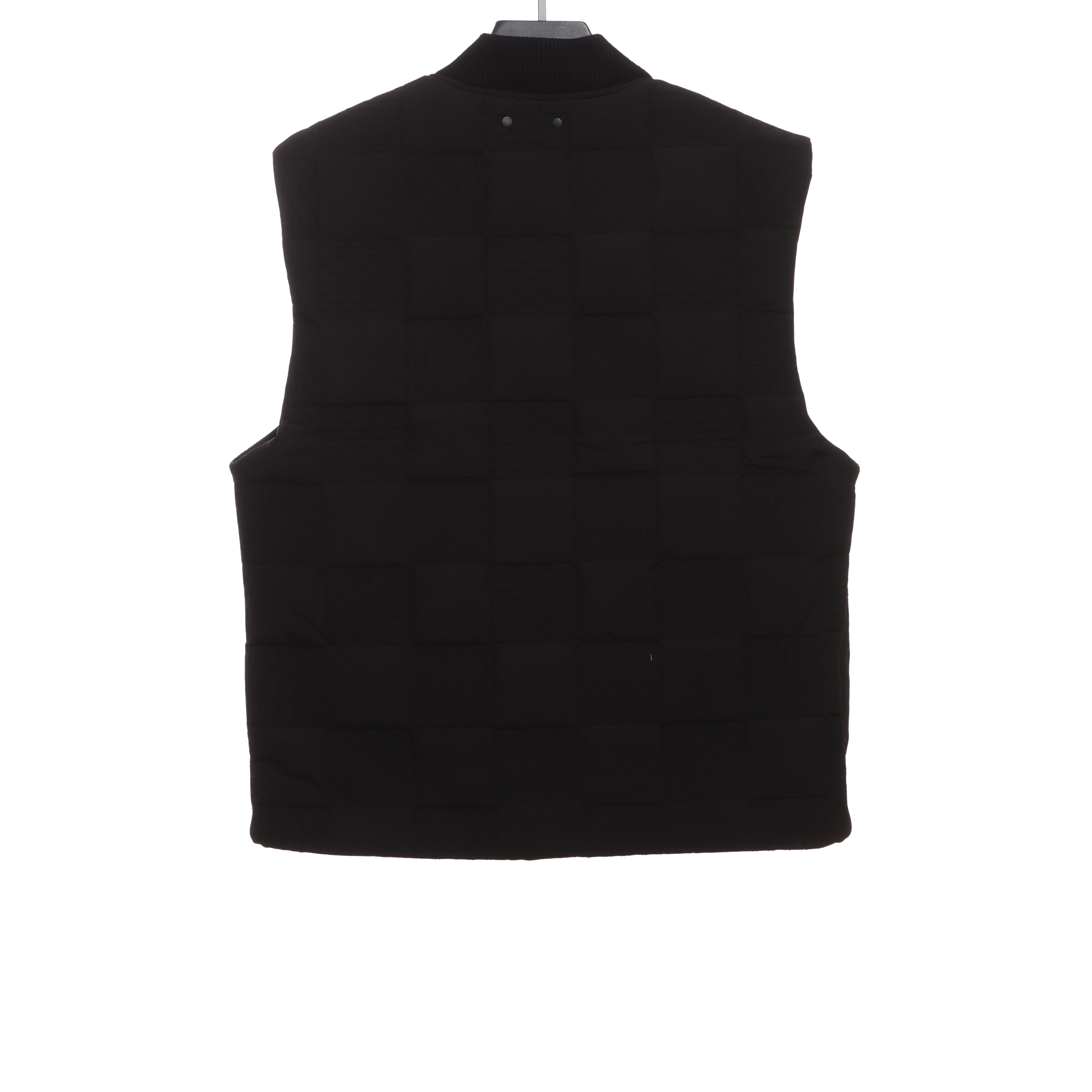 Louis Vuitton 3D Checkerboard Quilted Vest Black