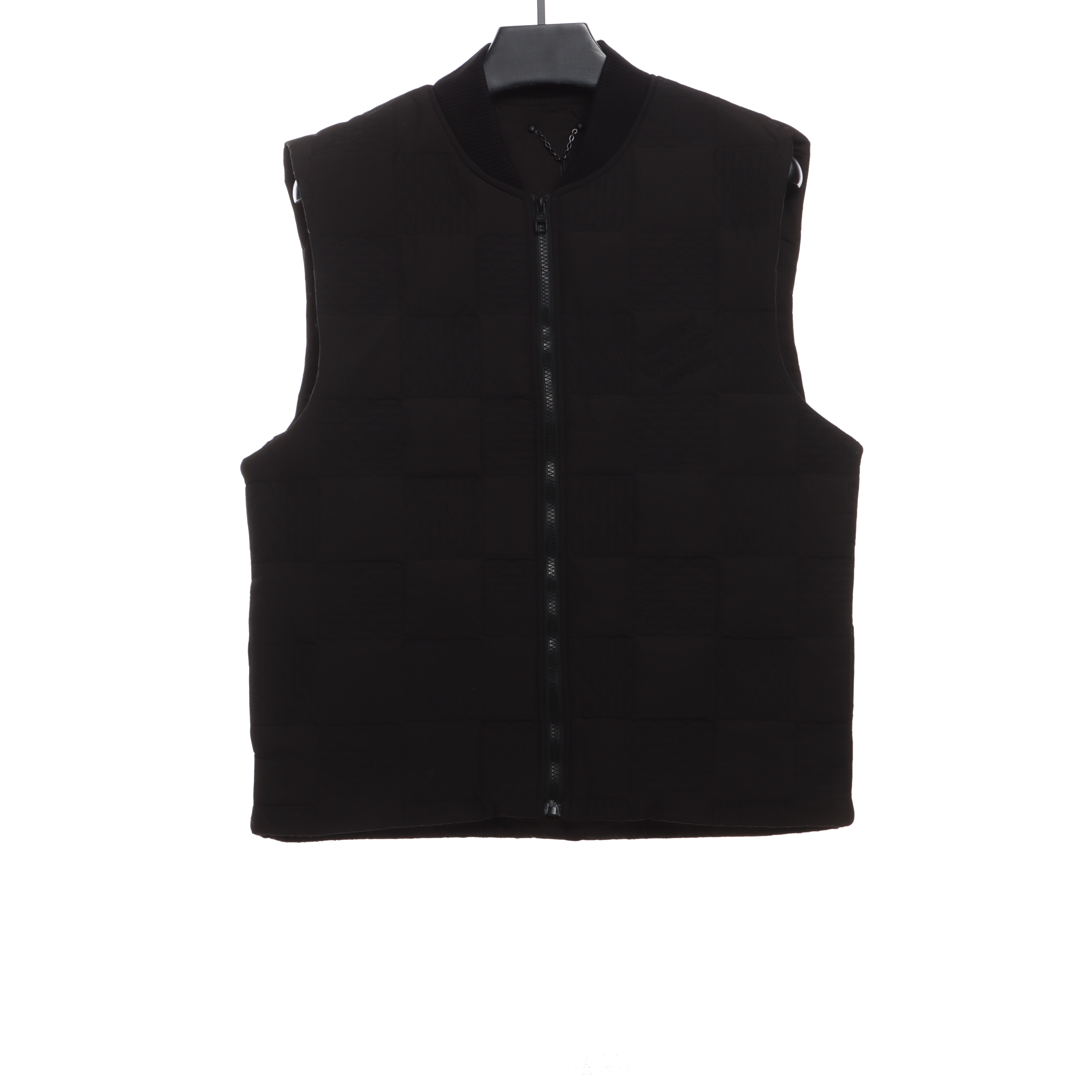 Louis Vuitton 3D Checkerboard Quilted Vest Black