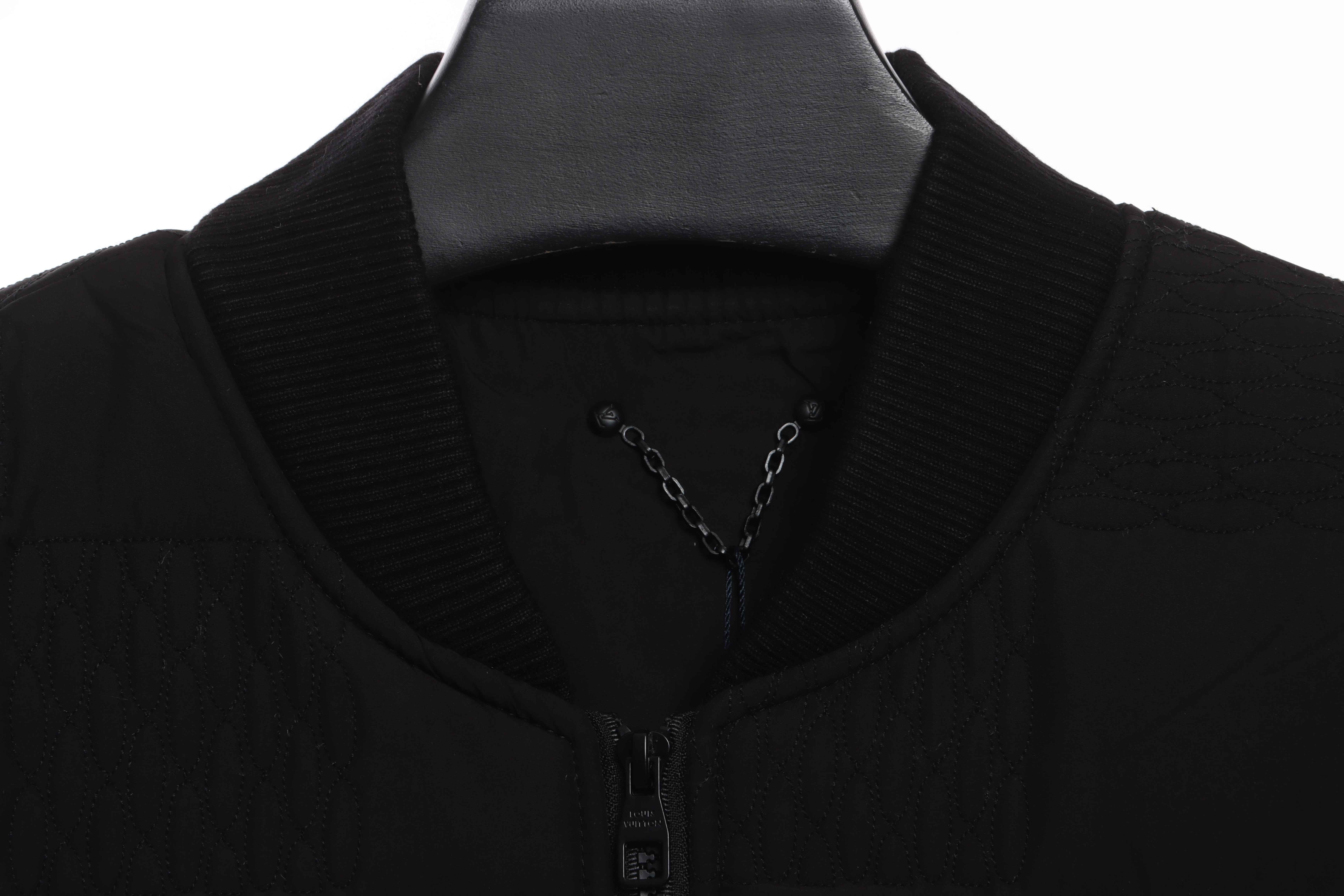 Louis Vuitton 3D Checkerboard Quilted Vest Black