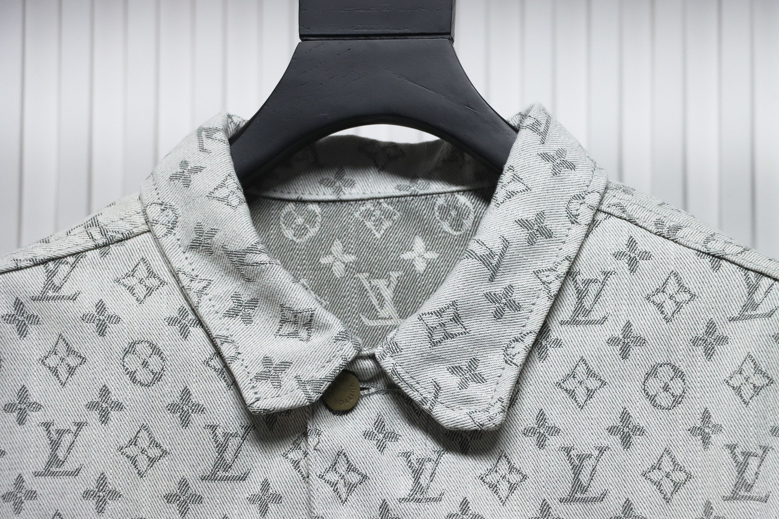 Louis Vuitton All Over Print Jacquard Denim Jacket