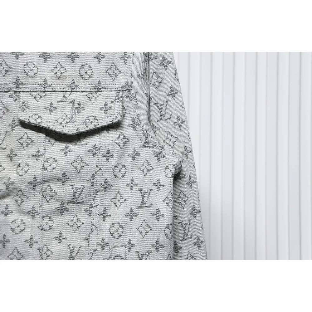 Louis Vuitton All Over Print Jacquard Denim Jacket