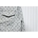 Louis Vuitton All Over Print Jacquard Denim Jacket