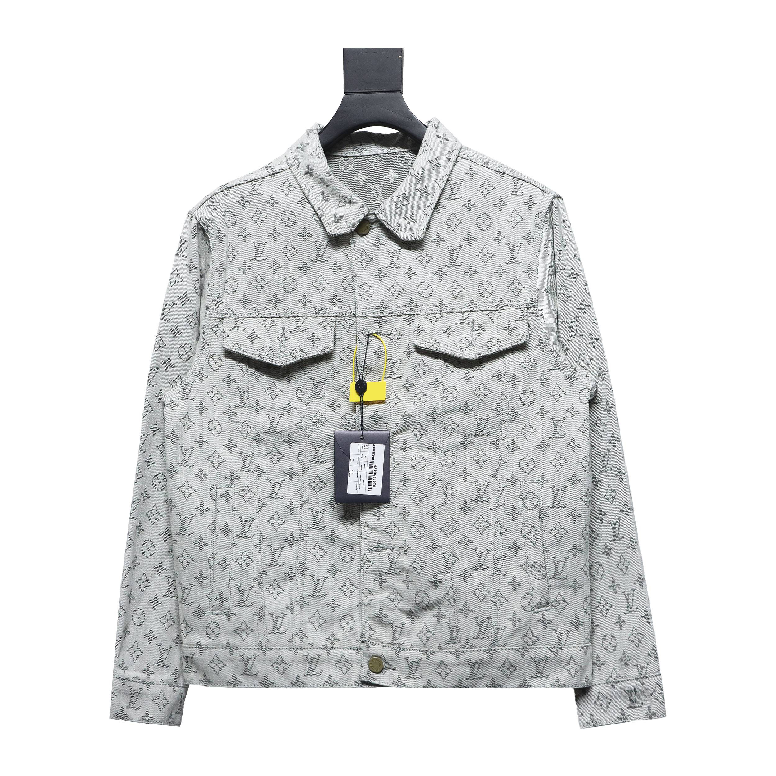 Louis Vuitton All Over Print Jacquard Denim Jacket