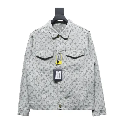 Louis Vuitton All Over Print Jacquard Denim Jacket 01