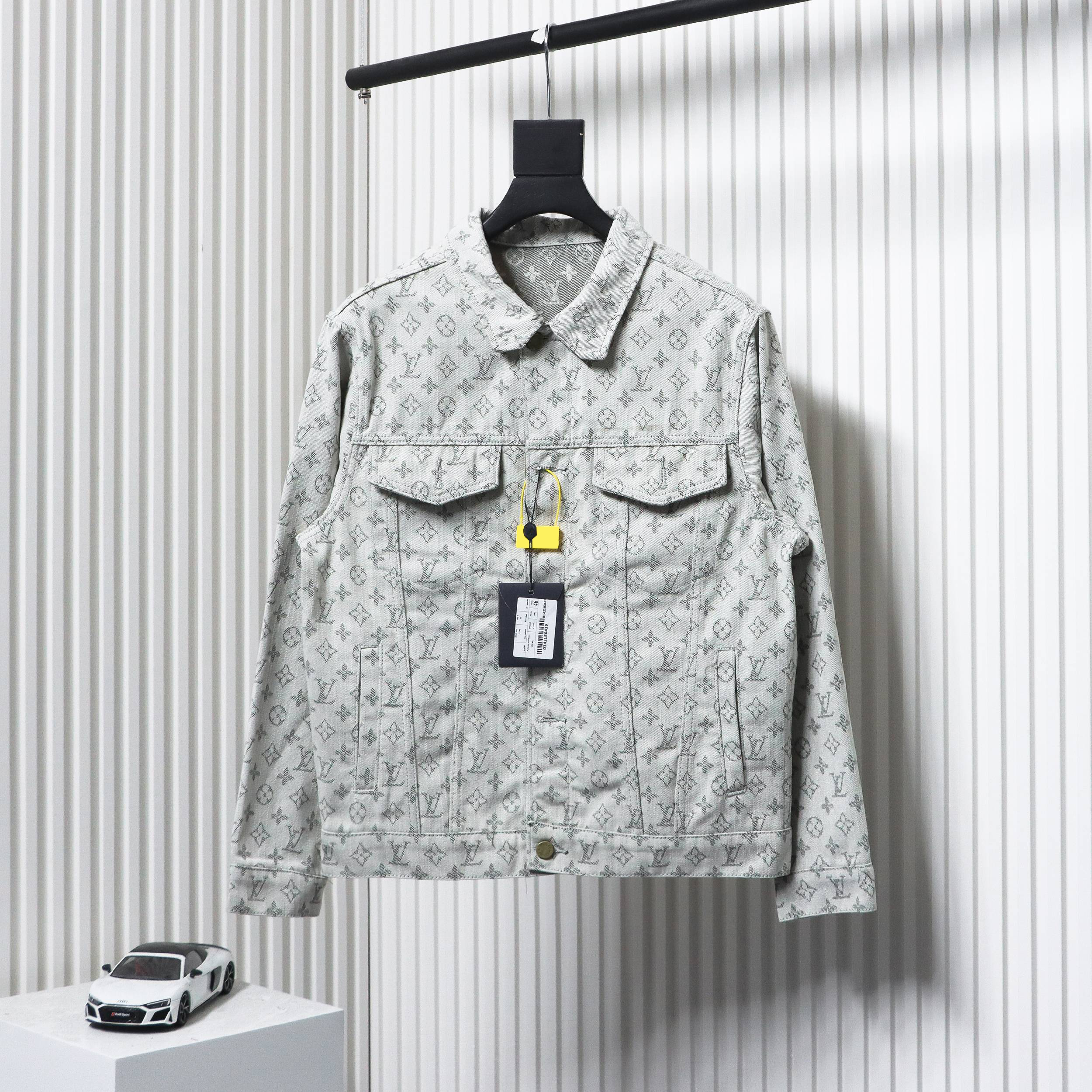 Louis Vuitton All Over Print Jacquard Denim Jacket