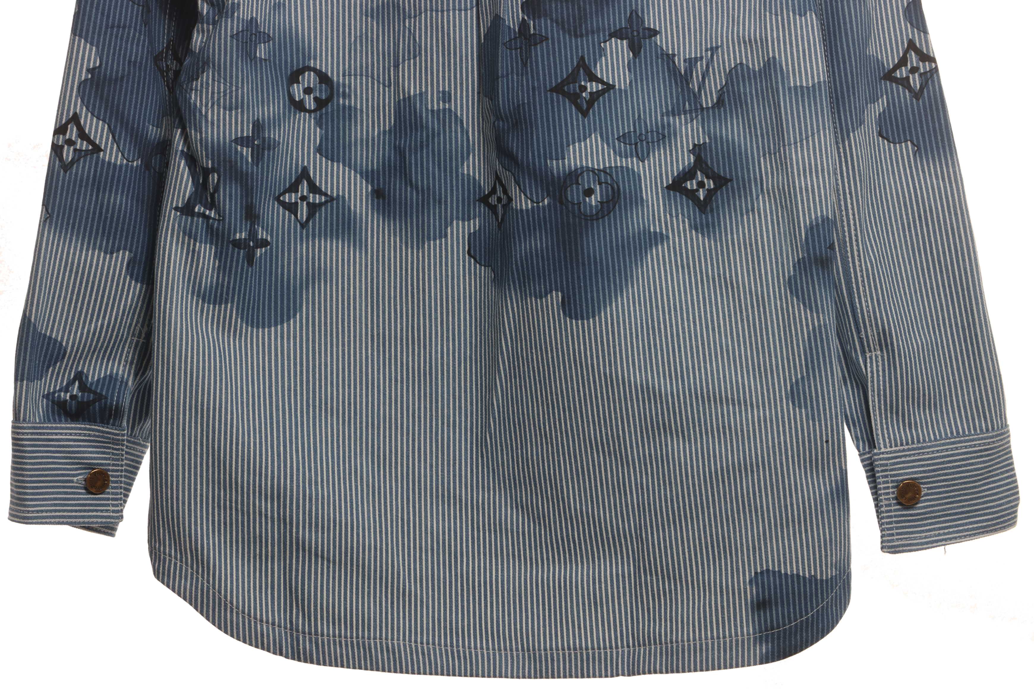 Louis Vuitton Ink And Monogram Denim Jacket