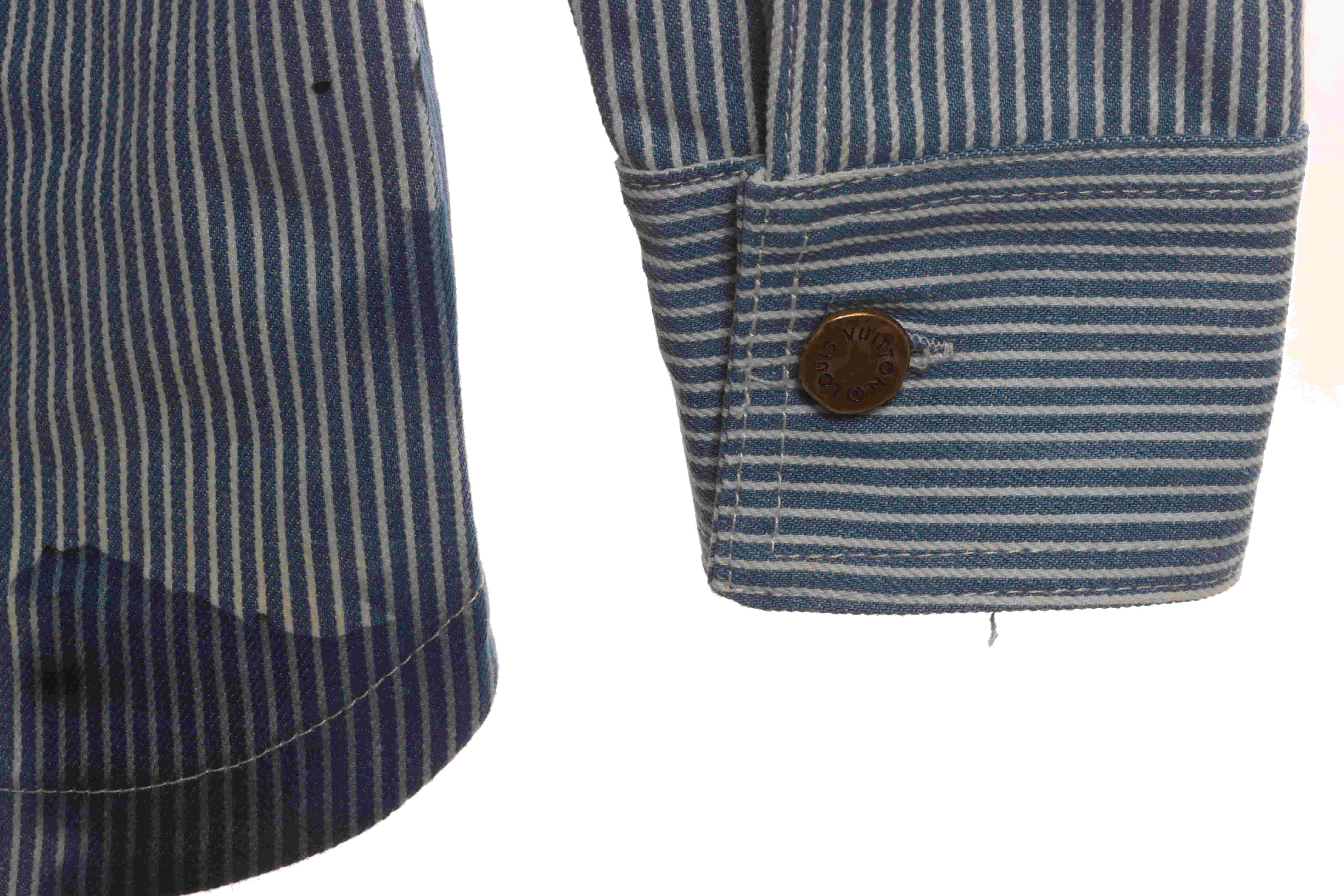 Louis Vuitton Ink And Monogram Denim Jacket