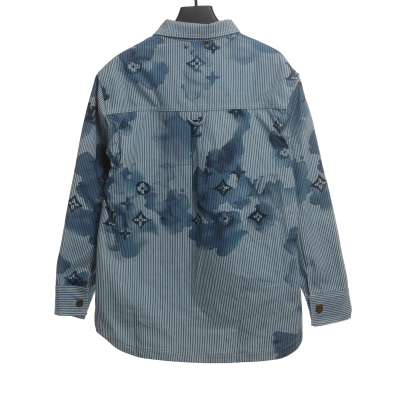 Louis Vuitton Ink And Monogram Denim Jacket 02