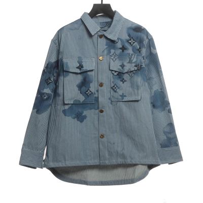 Louis Vuitton Ink And Monogram Denim Jacket 01